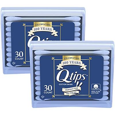 Q-tips Cotton Swabs - Travel Q-tips for Beauty, Makeup, Nails, Men's  Grooming, and More, Perfect for On the Go, Travel Size Case, 30 Count Ea ( Pack of 2) - Yahoo Shopping