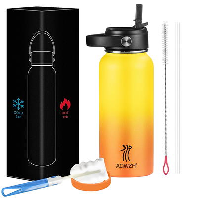 Simple Modern Summit Insulated Stainless Steel Water Bottle with Straw Lid - Midnight Black - 32 fl oz