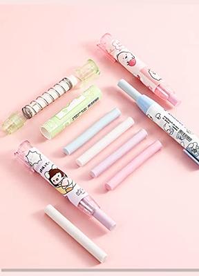 Kawaii Retractable Pencil Eraser Correction Supplies Pencil Rubber with  Refills Writing School Student Supplies Stationery