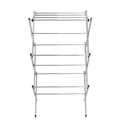 Honey Can Do Slim-Profile Clothes Drying Rack - Chrome