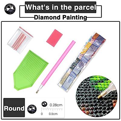 Reofrey DIY Diamond Painting Kits for Adults Ocean, Diamond Art Animal Full Drill Round Rhinestone Diamond Painting Accessories, Cross Stitch