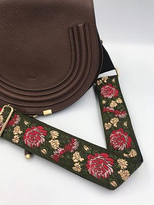 Handbag With Shoulder Strap, Unique Sunflower Embroidery Bag