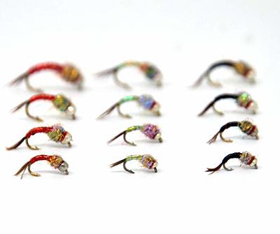 ICERIO 10PCS Terrestrial Hopper Dry Flies Fly Fishing Trout Lures #6