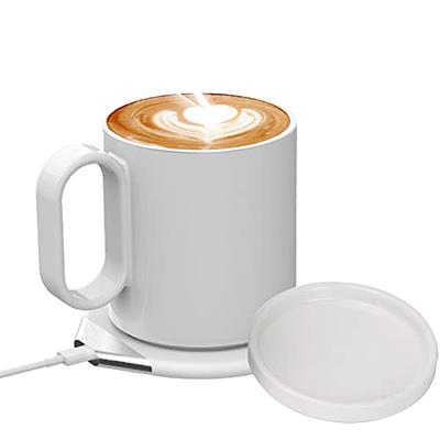 Coffee Mug Warmer, 2 in 1 Mug Warmer Set with Wireless Charger