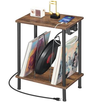 LiebeRen Record Player Stand, Turntable Stand with 3-Tier Vinyl Record  Storage, Record Stand Up to 200 Albums, Record Player Table for Record  Storage