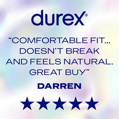 Durex Air Condoms, Extra Thin, Transparent Natural Rubber Latex