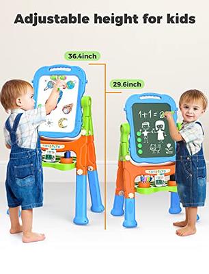 Kidzlane Art Easel for Kids Wooden Toddler Drawing Board 25.75 for Kids 