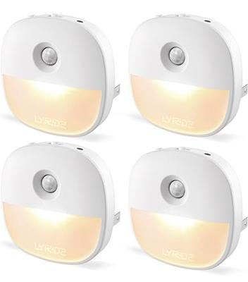 AUVON Plug-in LED Motion Sensor Night Light, Warm White LED Nightlight with  Dusk to Dawn Sensor, Motion Sensor, Adjustable Brightness for Bedroom