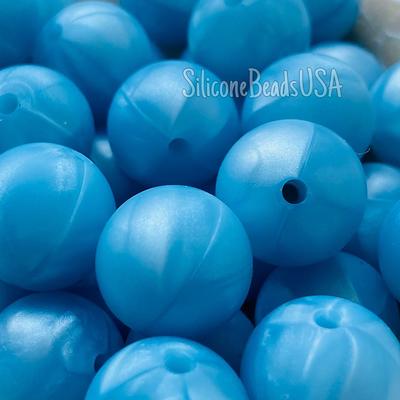 Round Silicone Beads Colorful Silicone Loose Beads For Diy - Temu