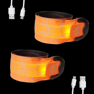 QNLALZM LED Armbands Running USB Rechargeable Reflective Arm Lamp High  Visibility Light Up Band for Runners Biking Walkers Pet Owners - Yahoo  Shopping