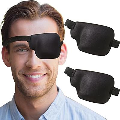 Leather Eyepatch, Slim Eye Patch, Adjustable Eye Patch, Eye Mask