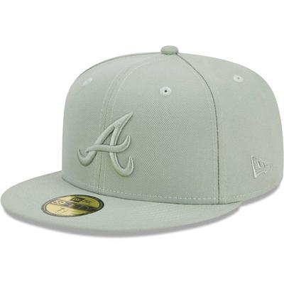 Men's New Era Green Atlanta Braves Color Pack 59FIFTY Fitted Hat