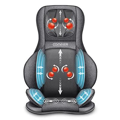 Comfier Shiatsu Shoulder & Neck Massager with Heat, 4D Deep Kneading Back  Massager Gifts for Men Women