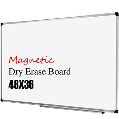 XBoard Magnetic Whiteboard 48 x 36 Inch, Large Dry Erase Board