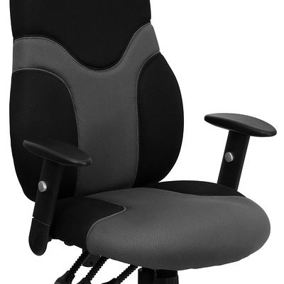 Mainstays Ergonomic Mesh Back Task Office Chair with Flip-up Arms, Black  Fabric, 275 lb