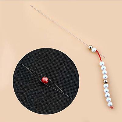 10pcs Beading Needles Big Eye Collapsible Seed Beads Threading Needles  Jewelry Making Tools