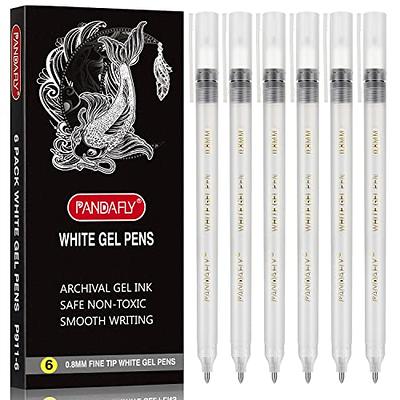  PANDAFLY Metallic Marker Pens, Set of 10 Medium Point