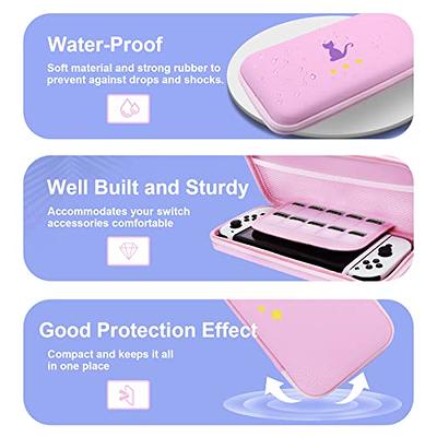  Honghao Switch OLED Case, Animal Crossing Travel Carrying  Protective Game Case for Nintendo Switch OLED, Large Portable Switch  Accessories Bundle Case Bag : Video Games