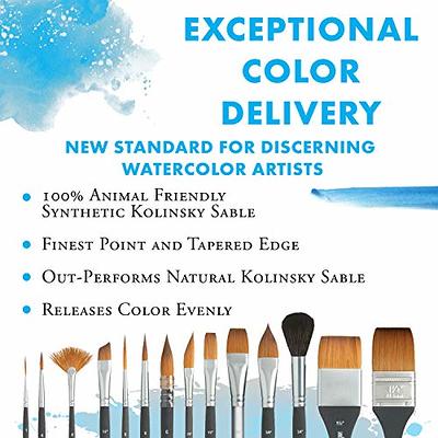 Princeton Aqua Elite, Series 4850, Synthetic Kolinsky Watercolor Paint Brush,Stroke,  1/4 Inch - Yahoo Shopping