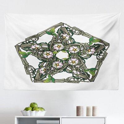 Ambesonne Flower Tapestry, Shabby Form Roses Buds Leaves Tulips Floral  Details Butterfly Natural Eco Print, Fabric Wall Hanging Decor For Bedroom  Livi - Yahoo Shopping