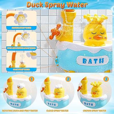 Baby Bath Toys For Children Electric Elephant Duck Water Spray With Suction  Cup Kids Bathroom Bathtub