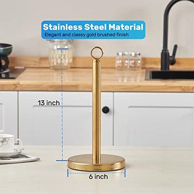 Paper Towel Holder, Paper Towel Holder Standing, Glass Paper Towel Holder,  Metal Paper Towel Holder 