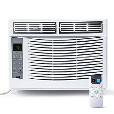 Air Conditioner 10000 BTU Turbo Fast Cooling AC Unit Remote/App Control,  Flexible Window Opening(T Design Install Kit), 24H Timer, Washable Filter,  10,000, White 