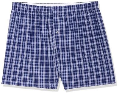 Fruit of the Loom Men's Premium Boxers, Assorted Plaid 4 Pack