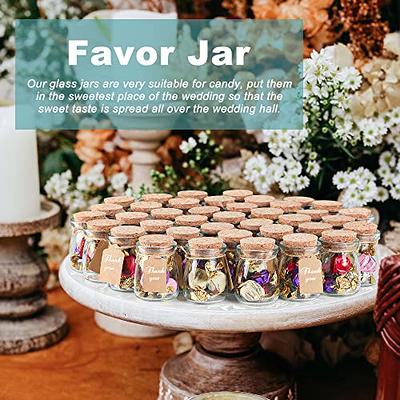 Ritayedet 40 Pack Glass Favor Jars with Cork Lid, 3.4 oz Small Glass  Bottles for Wedding Favor, Baby Shower, Party Favor, Gift Jars for Candy,  Bonus Twine and Labels - Yahoo Shopping