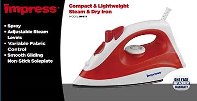 Variable Control Compact Steam Iron, Red