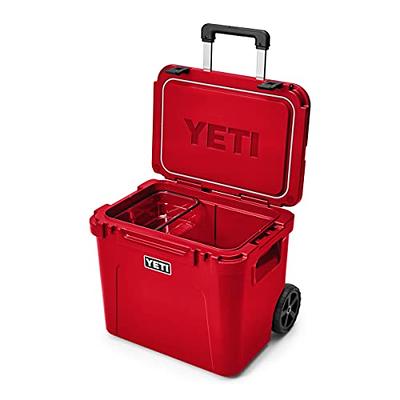 YETI Roadie 60 Wheeled Cooler with Retractable Periscope Handle, Rescue Red  - Yahoo Shopping