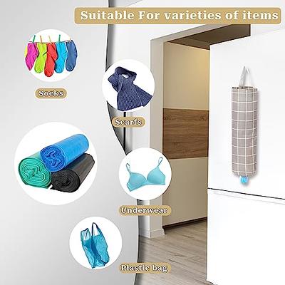 Home Grocery Bag Holder Wall Mount Storage Dispenser Plastic Kitchen  Organizer