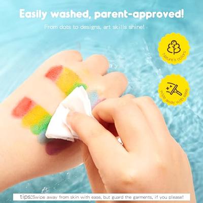 funcils 10 washable dot markers for toddlers - non toxic paint dotters