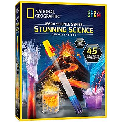 UNGLINGA 70 Lab Experiments Science Kits for Kids Age 4-6-8-12 Educational  Scientific Toys Gifts for Girls Boys, Chemistry Set, Crystal Growing