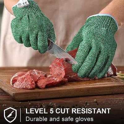 1 Pair Cut Resistant Gloves, Level 5 Protection, Safety Kitchen Cuts Gloves  For Oyster Shucking, Fish Fillet Processing, Mandolin Slicing, Meat  Cutting, Wood Carving And Gardening