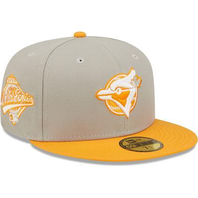 Chicago White Sox New Era 1917 World Series Side Patch Peach Undervisor  59FIFTY Fitted Hat - White/Gray