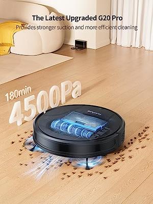 HONITURE Robot Vacuum Cleaner G20 Sweeping & Dragging Integrated 4000Pa  Self-Charging App&Remote&Voice Control Smart Home Mop