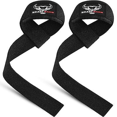 Beast Gear Weight lifting Straps - Lifting Straps for Weightlifting, Wrist  Weight Straps for Men, Women, Padded Neoprene Deadlift Straps with Advanced