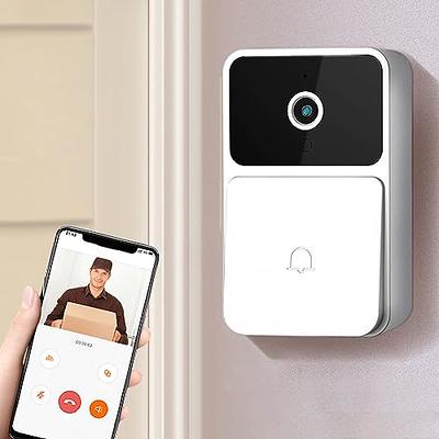 Smart Video Ring Doorbell Home Intercom, Smart Wireless Remote Video  Doorbell, High-definition Night Vision Wifi Charging Anti-theft Doorbell,  Two-way