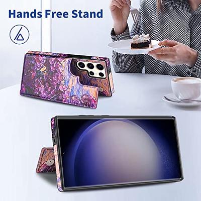 Coolden for Samsung S23 Ultra Case Wallet Case Cover with Card