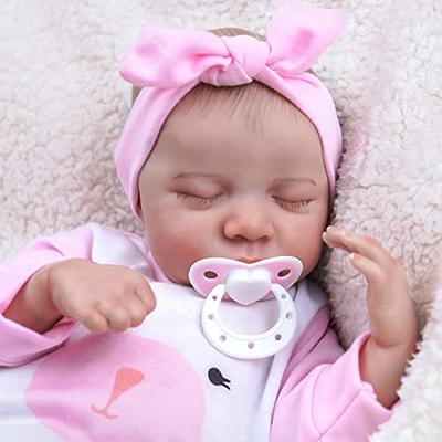 JIZHI® 17 Inch Lifelike Reborn Baby Soft Skin Realistic Newborn