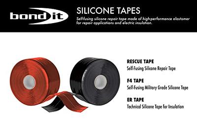 Bond It F4 Emergency Self-Fusing Silicone Tape, Repair Plumbing Pipe &  Radiator Hose Leak, Electrical Insulation, Permanent Bonding, Waterproof,  1 x 36' x 20mil, Black - Yahoo Shopping