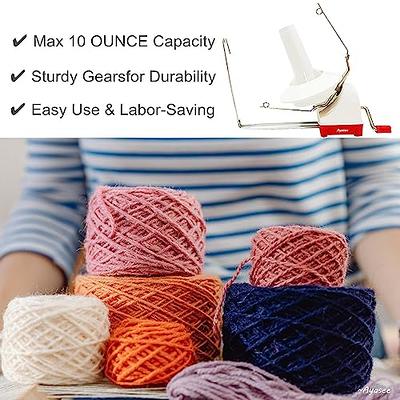 Hand Oprated Yarn Winder Extra Large Wooden Yarn Winder for Knitting  Crocheting Handcrafted Heavy Duty Natural Yarn Ball Winder and Swift 