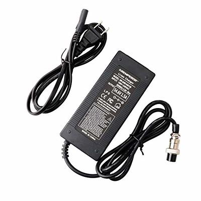 54.6V 2A Lithium Battery 3 Pin XLR Charger Black For Electric