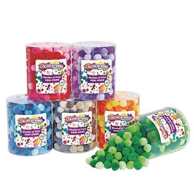 7mm Multicolor Assorted Pom Poms 100ct by POP! by POP!