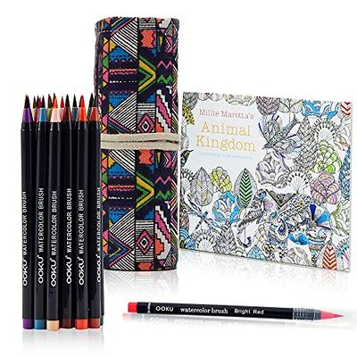 Hibiscus Collective Art Supplies Watercolor Brush Pens | 20 Colors | Watercolor Pad | Ideal Calligraphy Pens | Journal | Sketchbook | Watercolor Pen