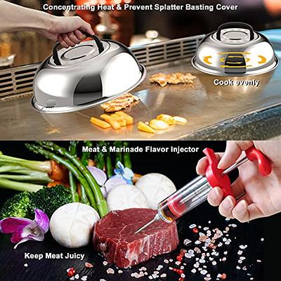 Heavy Duty Grill Scraper Stainless Steel Griddle Scraper with 5  Handle,Sturdy Food Scraper Tool Kitchen for Blackstone Grill  Accessories,Outdoor