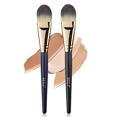 Flat Concealer Brow Makeup Brush - Liquid Foundation Kabuki Makeup Brushes  Best For Concealers Blush Mask Contour Powder Mineral Products Dense  Blending Applicator - Yahoo Shopping