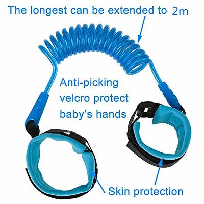 Lehoo Castle Toddler Leash, 4.9ft Kid Leash Wrist with Induction Lock, Anti  Lost Wrist Link for Toddlers, Reflective Leash for Kids, Child Leashes for