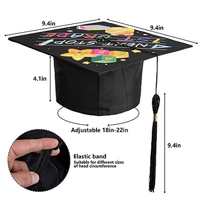 Kids Graduation Cap 2 Pieces 2024 Tassel Grad Cap Unisex for Kindergarten  Preschool Children Graduation Hat